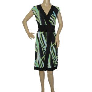 Frank Lyman Tropical Abstract Dress